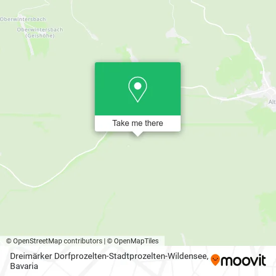 Карта Dreimärker Dorfprozelten-Stadtprozelten-Wildensee