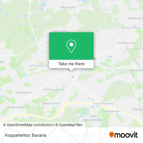 Карта Koppetentor