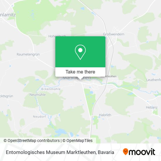 Entomologisches Museum Marktleuthen map