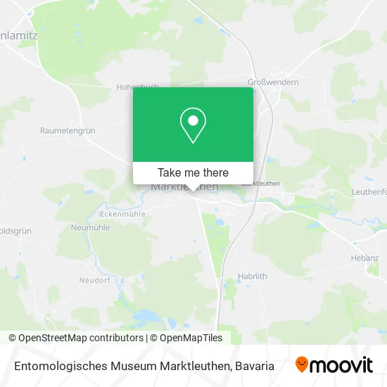 Карта Entomologisches Museum Marktleuthen