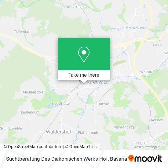 Suchtberatung Des Diakonischen Werks Hof map