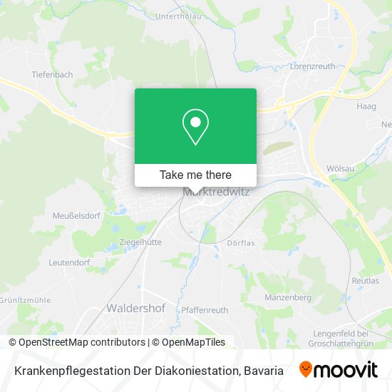 Krankenpflegestation Der Diakoniestation map