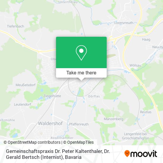 Gemeinschaftspraxis Dr. Peter Kaltenthaler, Dr. Gerald Bertsch (Internist) map