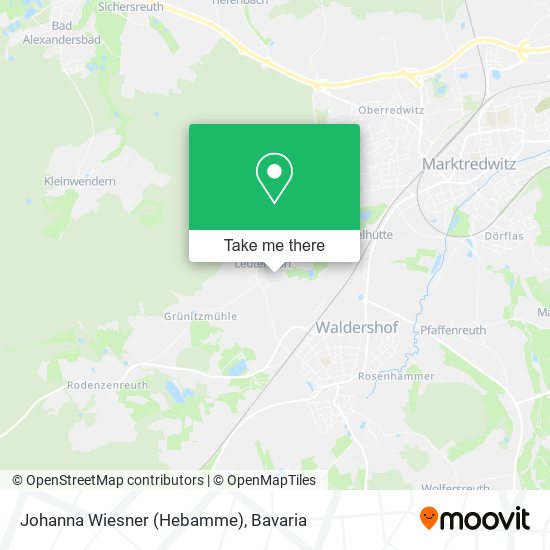 Johanna Wiesner (Hebamme) map