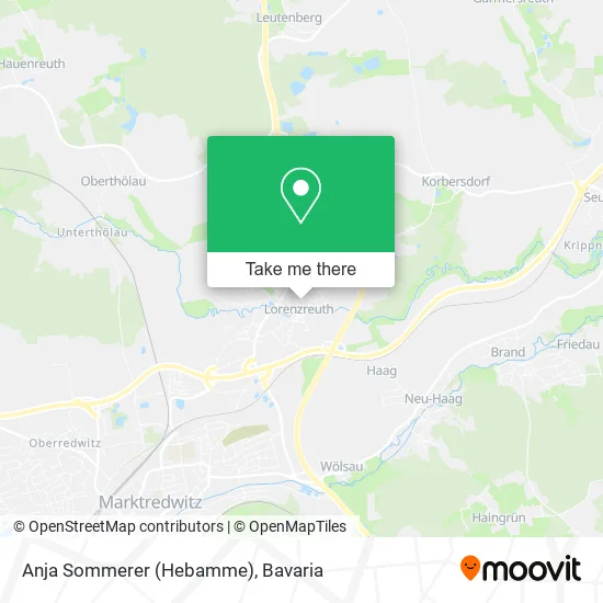 Anja Sommerer (Hebamme) map