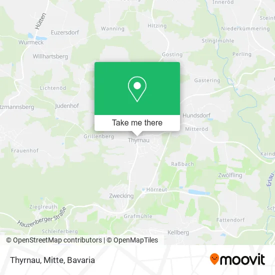 Карта Thyrnau, Mitte
