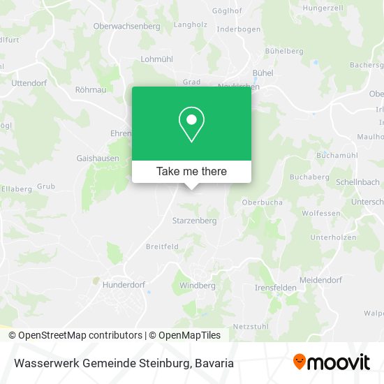 Wasserwerk Gemeinde Steinburg map