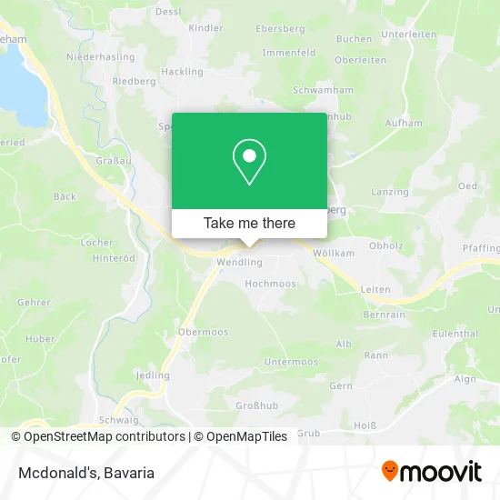 Карта Mcdonald's