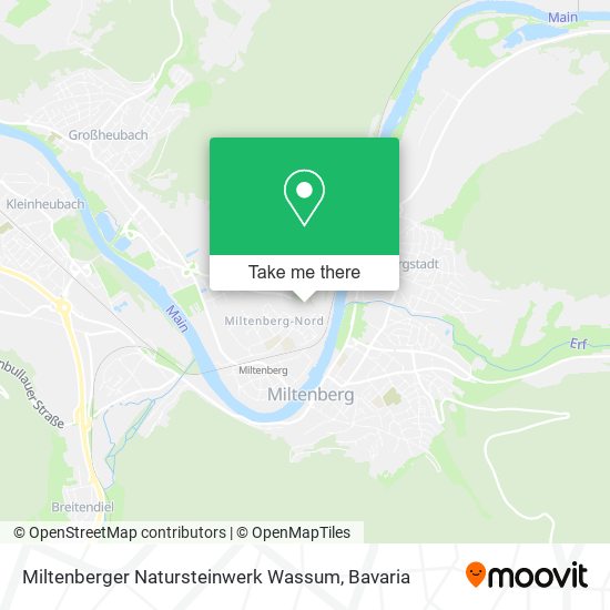 Miltenberger Natursteinwerk Wassum map
