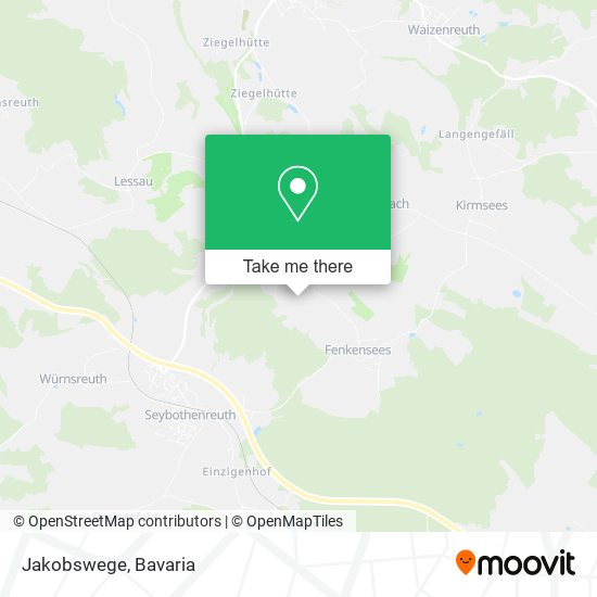 Jakobswege map