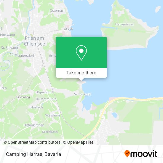 Camping Harras map