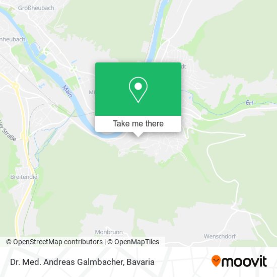 Dr. Med. Andreas Galmbacher map