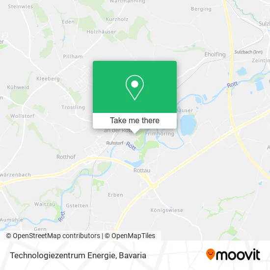 Карта Technologiezentrum Energie