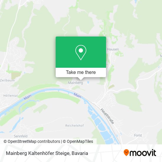 Mainberg Kaltenhöfer Steige map