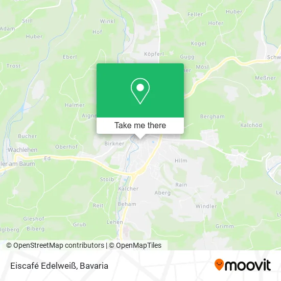 Карта Eiscafé Edelweiß