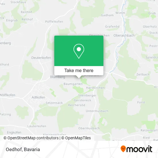 Карта Oedhof