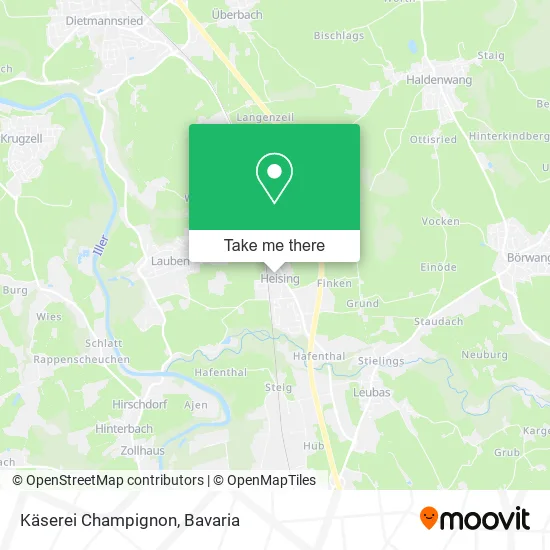 Карта Käserei Champignon