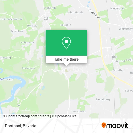 Карта Postsaal