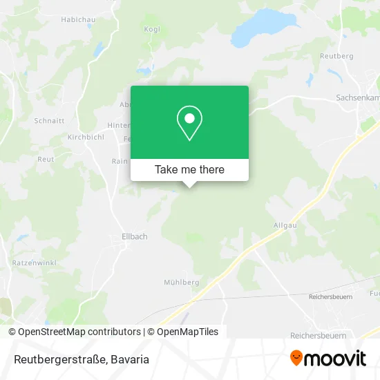 Карта Reutbergerstraße