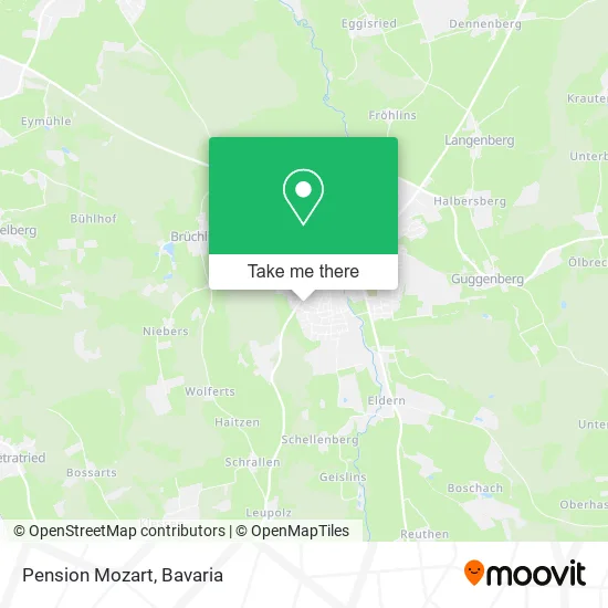 Карта Pension Mozart