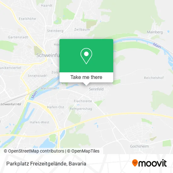 Карта Parkplatz Freizeitgelände