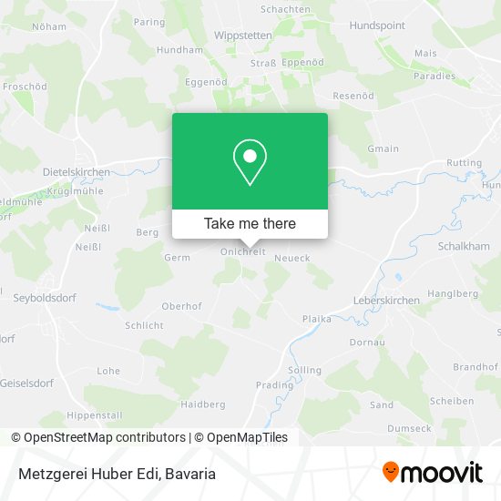 Карта Metzgerei Huber Edi