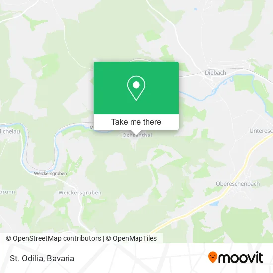 Карта St. Odilia