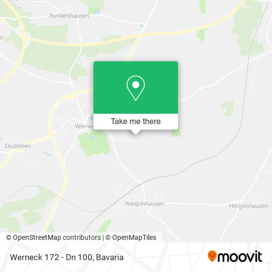 Werneck 172 - Dn 100 map