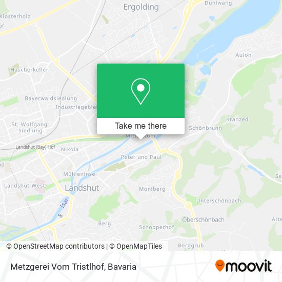 Metzgerei Vom Tristlhof map