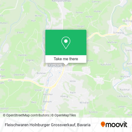 Fleischwaren Holnburger Grossverkauf map
