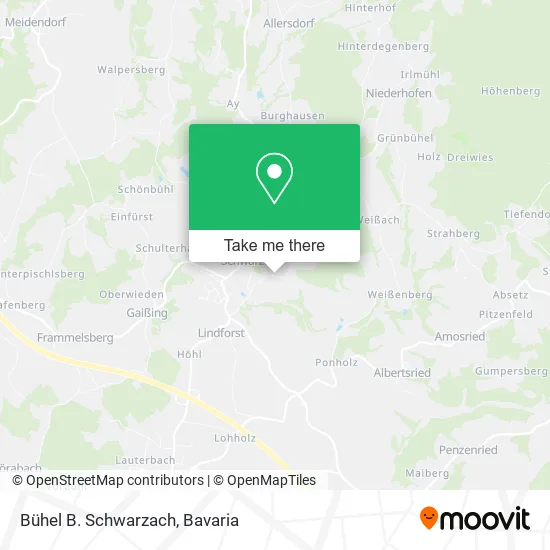 Карта Bühel B. Schwarzach