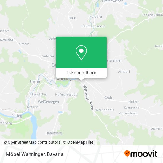 Карта Möbel Wanninger