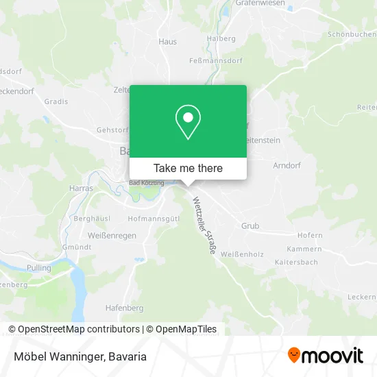 Карта Möbel Wanninger