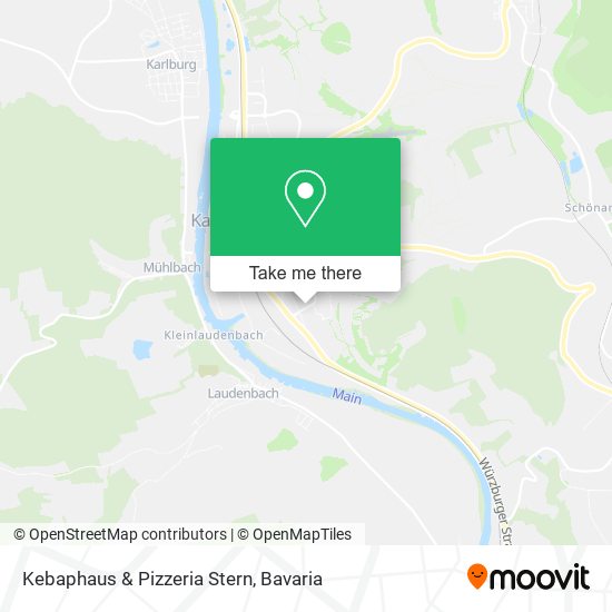 Kebaphaus & Pizzeria Stern map