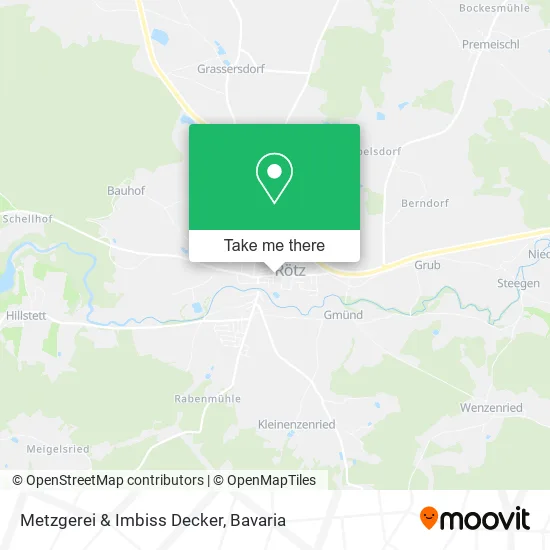 Карта Metzgerei & Imbiss Decker