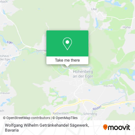 Wolfgang Wilhelm Getränkehandel Sägewerk map