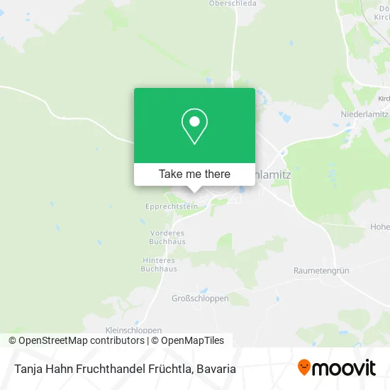 Карта Tanja Hahn Fruchthandel Früchtla