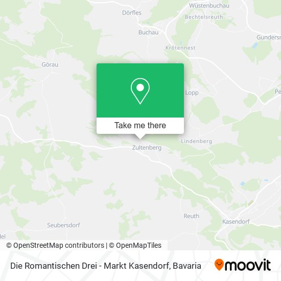 Die Romantischen Drei - Markt Kasendorf map