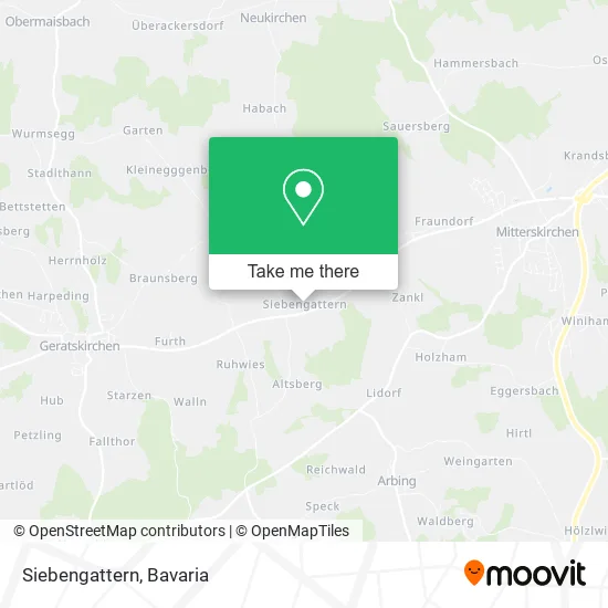 Карта Siebengattern