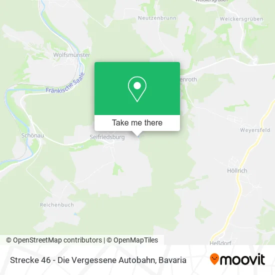 Карта Strecke 46 - Die Vergessene Autobahn