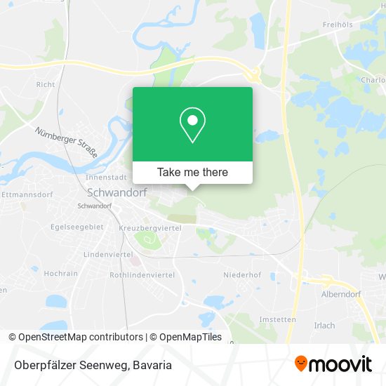 Oberpfälzer Seenweg map