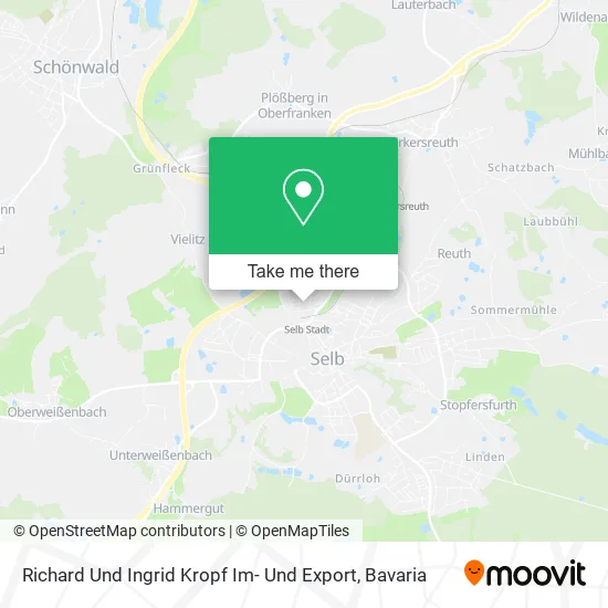 Карта Richard Und Ingrid Kropf Im- Und Export