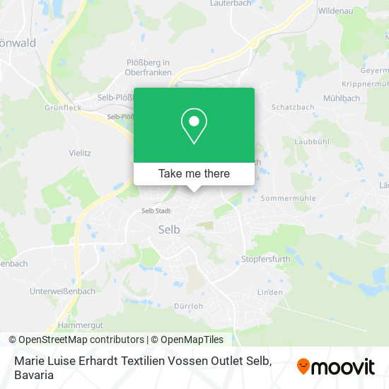 Marie Luise Erhardt Textilien Vossen Outlet Selb map
