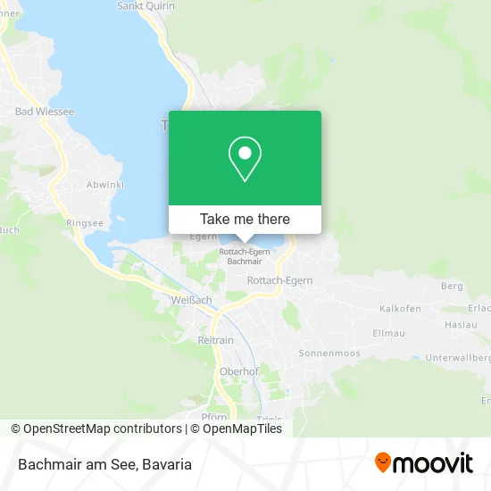 Карта Bachmair am See
