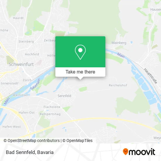 Карта Bad Sennfeld