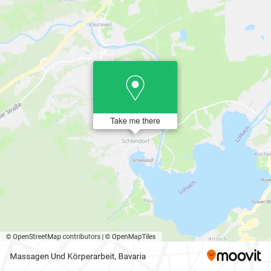 Карта Massagen Und Körperarbeit