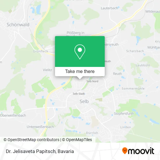 Карта Dr. Jelisaveta Papitsch