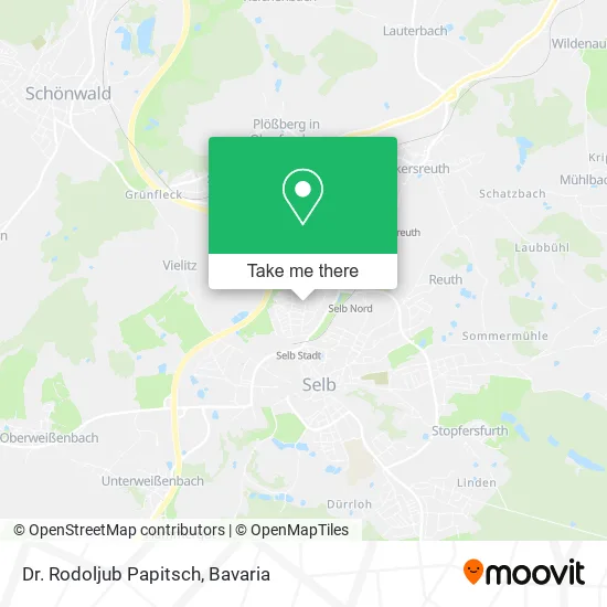 Карта Dr. Rodoljub Papitsch