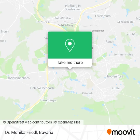Dr. Monika Friedl map