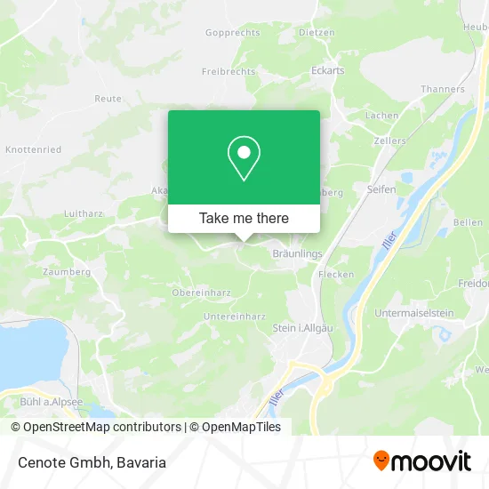 Карта Cenote Gmbh